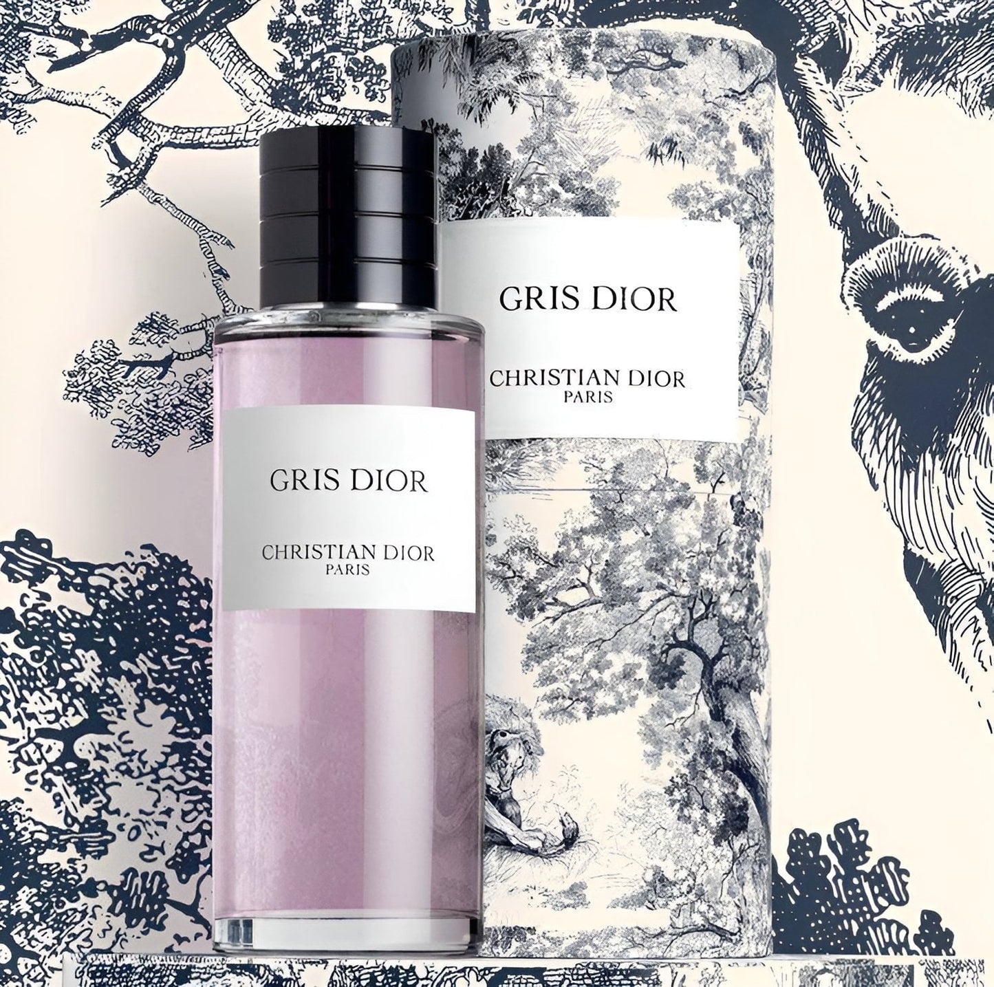 GRIS DIOR-Eau de parfum mixte-notes chyprées-100ml