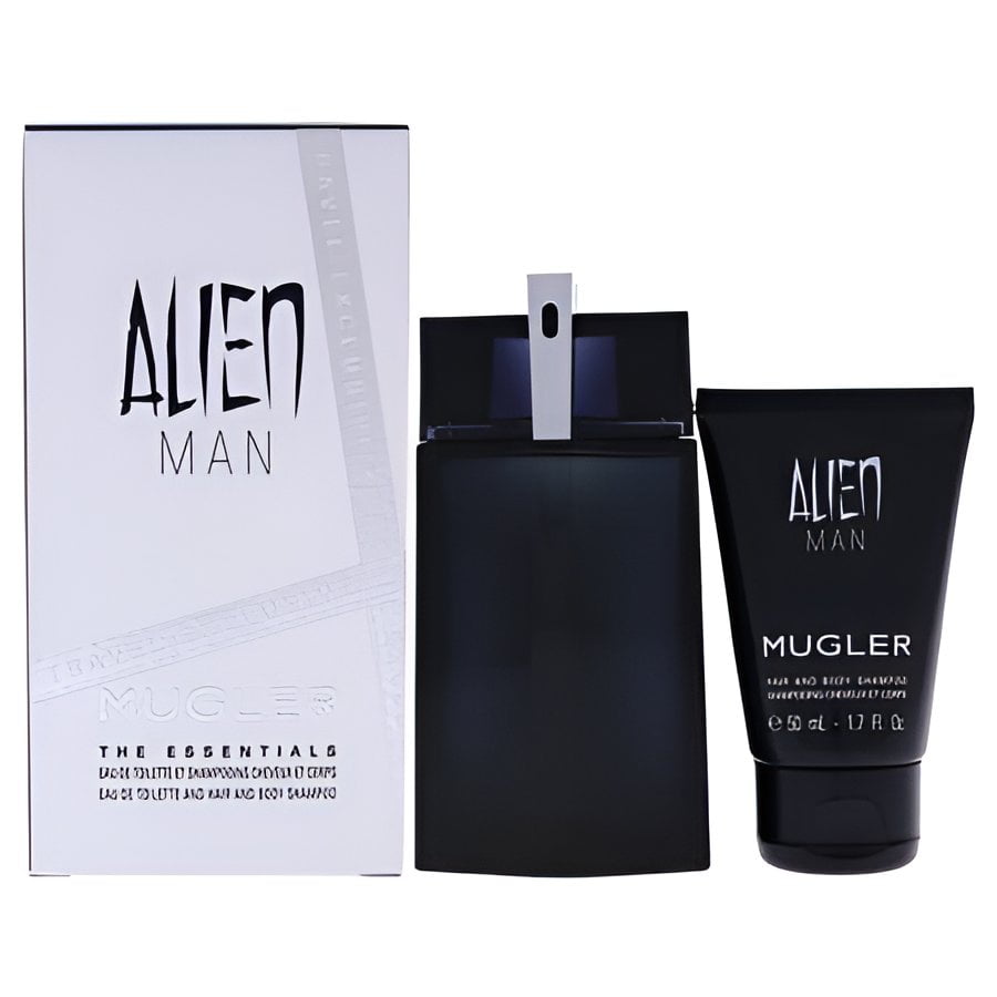 Coffret Mugler-Alien Man-EDT-100ml+Shampooing cheveux et corps-50ml