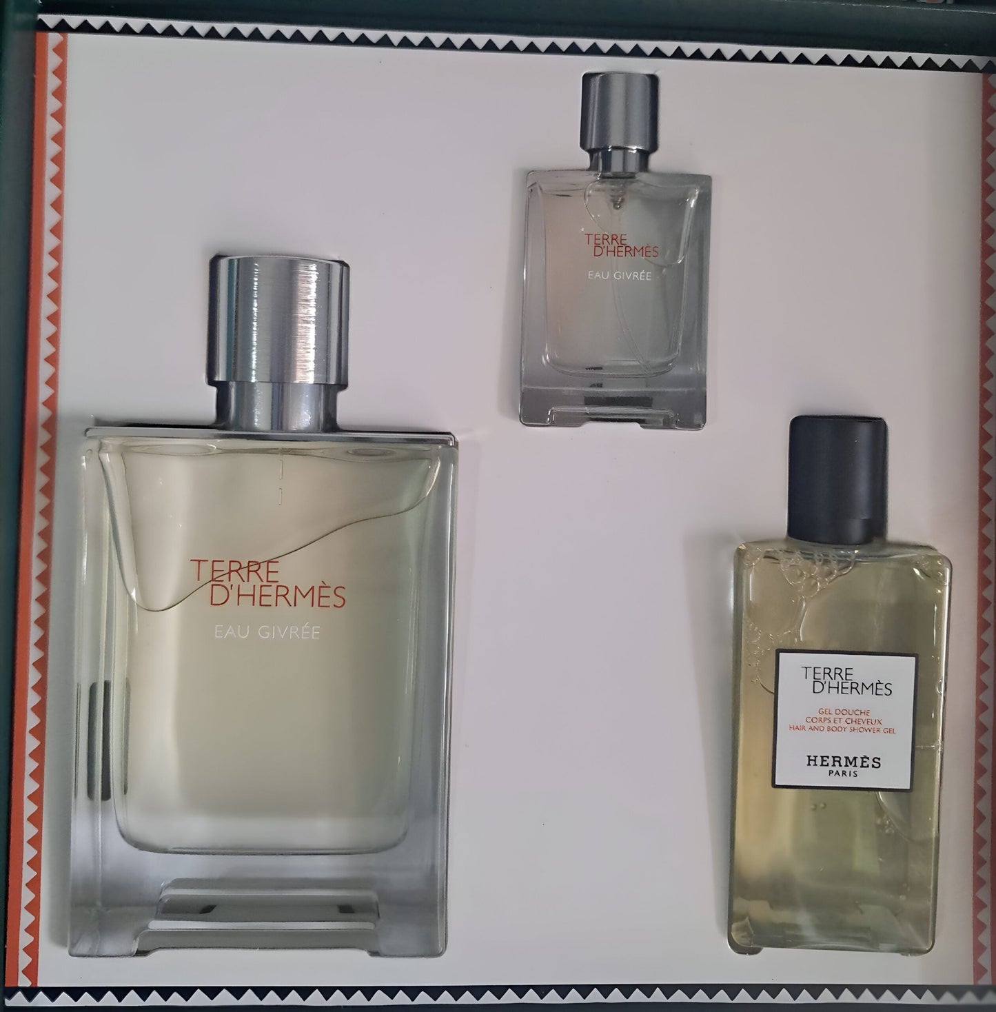 Coffret Terre D'Hermès-Eau Givrée-Eau de Parfum-100ml (03 Pièces)