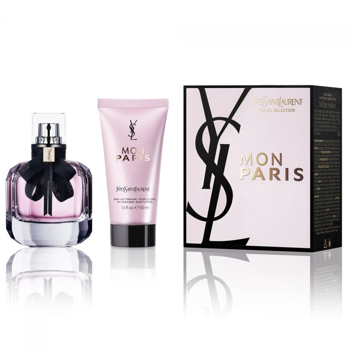 Coffret Yves Saint Laurent-Mon Paris-Eau de Parfum-50ml+Lait Parfumé 50ml