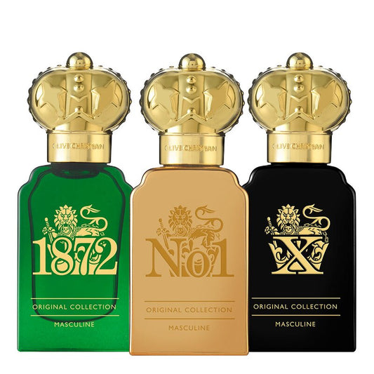 CLIVE CHRISTIAN-Parfum 1872+Parfum No1+Parfum X-(3X10ml)