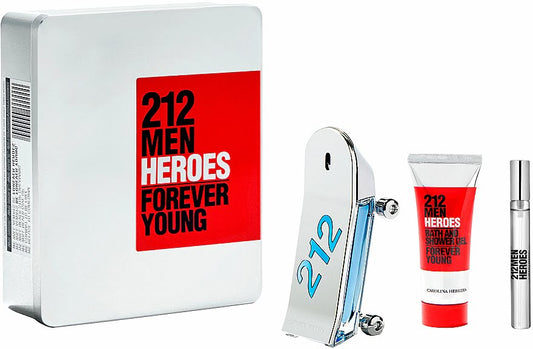 Coffret-Carolina Herreran-212 Men Heroes Forever Young