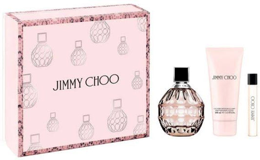 Coffret Jimmy Choo-Eau de parfum 100 ml+Lait Corps+Vapo 10ml