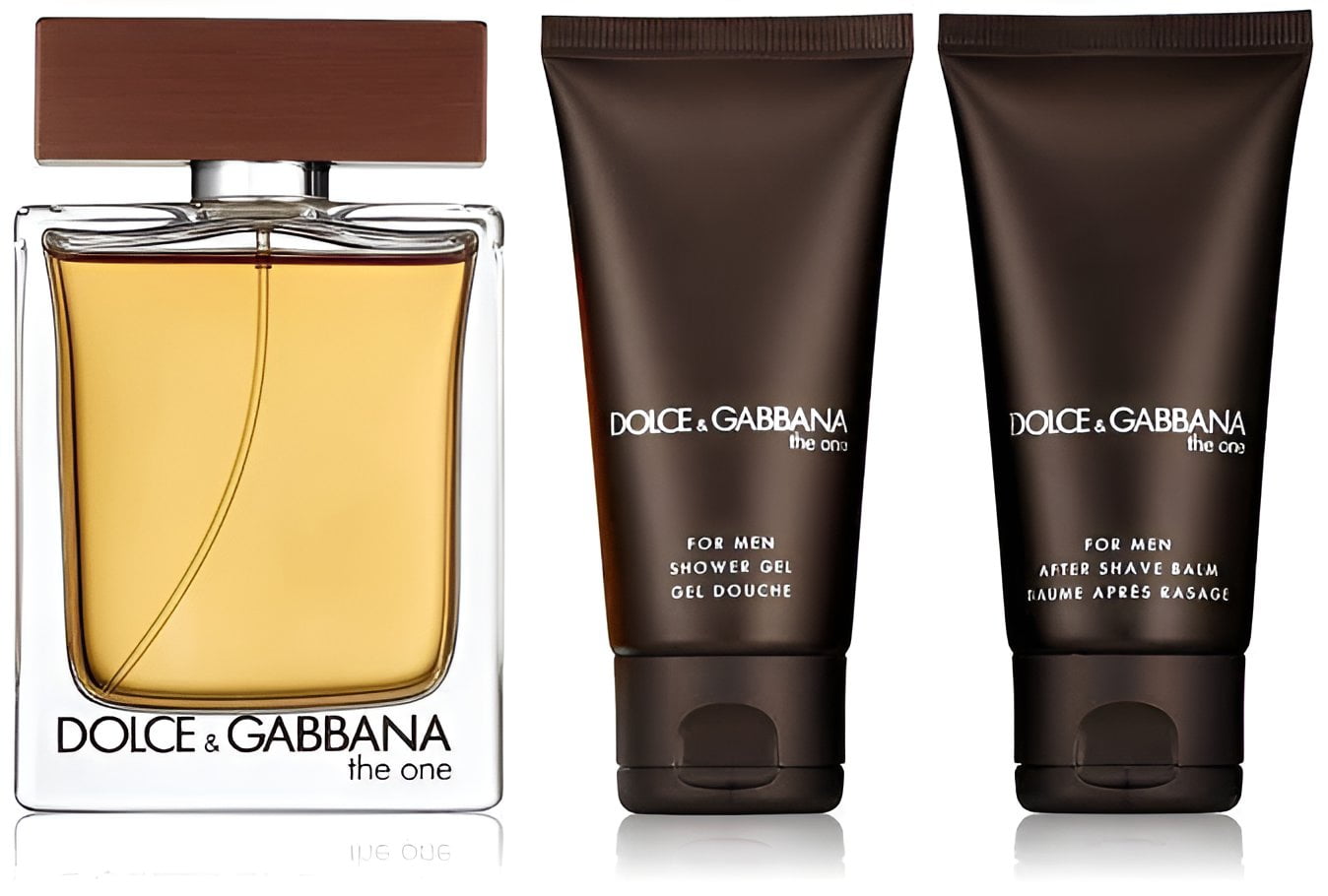 Dolce & Gabbana-Coffret The One Eau De Toilette 100Ml+ Gel Douche 50Ml+Aprés Rasage 50Ml.