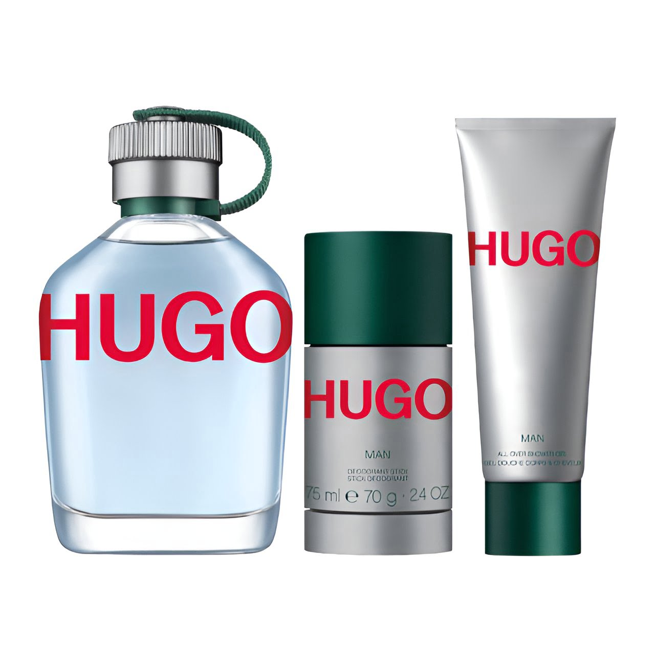 Coffret HUGO BOSS-Hugo Man-Eau de Toilette-125ml+Stick+Gel Douche