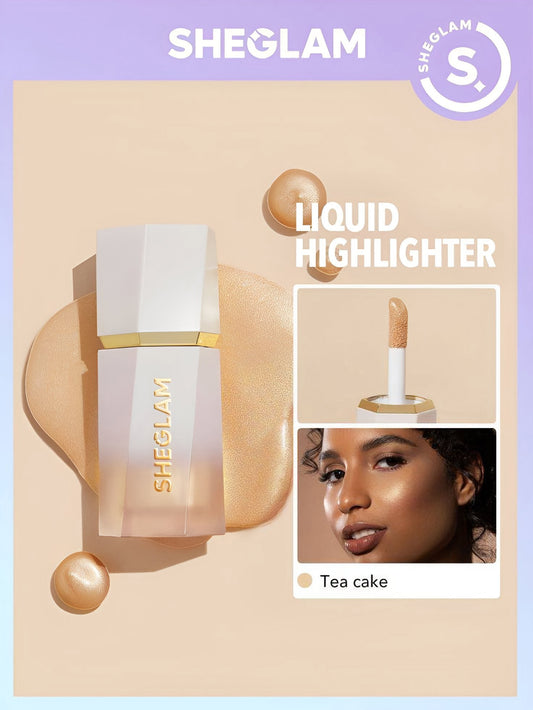 SHEGLAM-GLOW BLOOM LIQUID HIGHLIGHTER-TEA CAKE-5,2ml