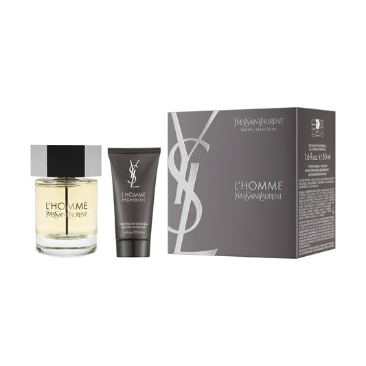 Coffret Yves Saint Laurent-L'Homme-Eau de Toilette+Gel Douche Intégral-(100)ml
