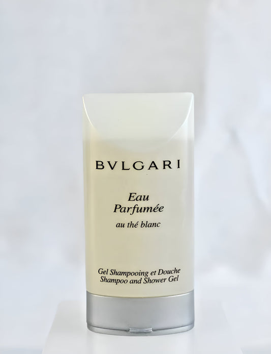 Bvlgari-Gel Douche et Shampooin-Eau parfumée au thé blanc-75 ml