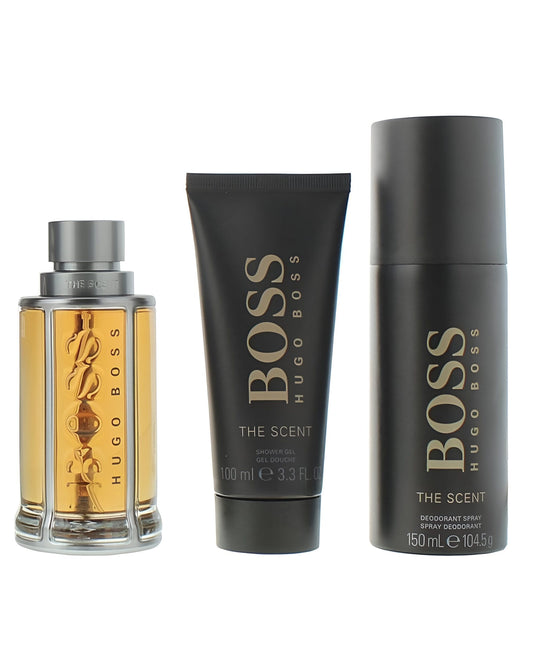 Coffret Hugo Boss-The Scent-Eau de Toilette-100ml+Gel douche100ml+Deodorant 150ml