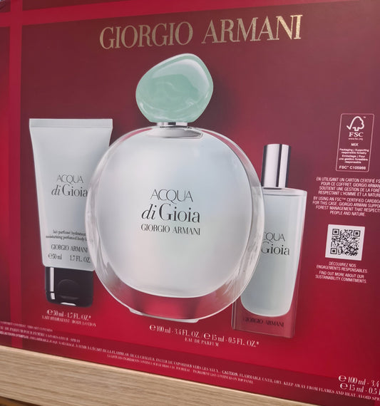 Coffret Armani-Acqua Di Gioia-Eau de Parfum-100ml