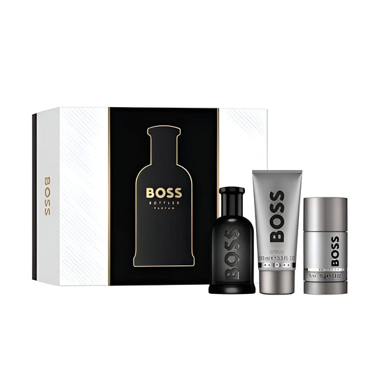 Coffret Hugo Boss-Bottled-Le Parfum-100ml+(Gel douche+Stick)